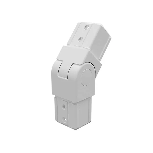 White NANORAIL® SWIVEL VERTICAL JOINER
