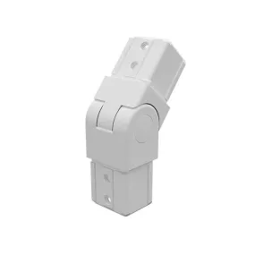 White NANORAIL® SWIVEL VERTICAL JOINER