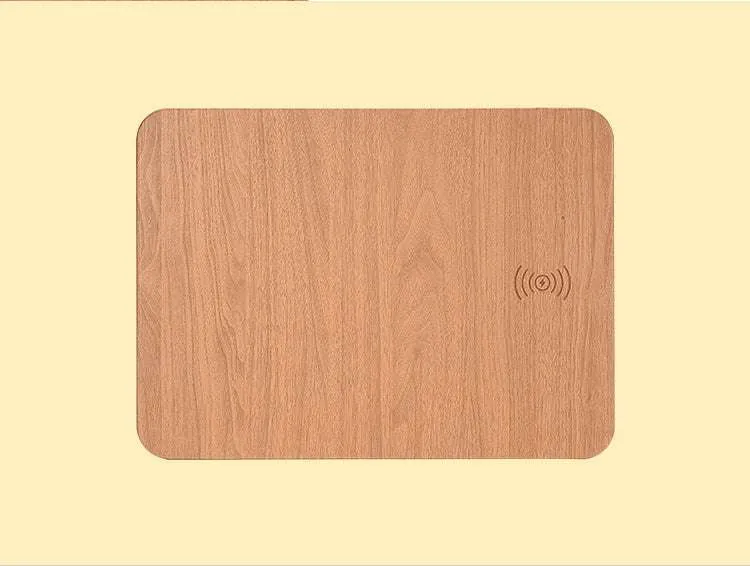 Wood Charger Plates| 5W Power |ABS PU Leather Power Charger US ST chip