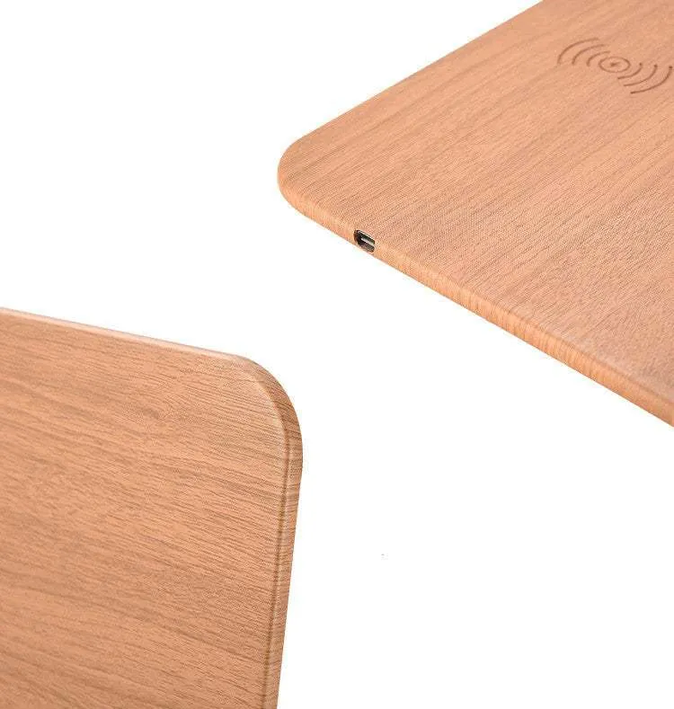 Wood Charger Plates| 5W Power |ABS PU Leather Power Charger US ST chip