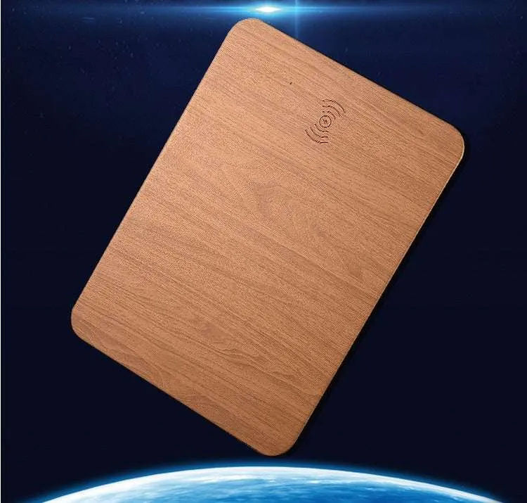 Wood Charger Plates| 5W Power |ABS PU Leather Power Charger US ST chip