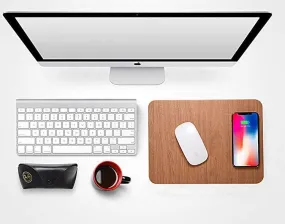 Wood Charger Plates| 5W Power |ABS PU Leather Power Charger US ST chip