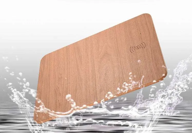 Wood Charger Plates| 5W Power |ABS PU Leather Power Charger US ST chip