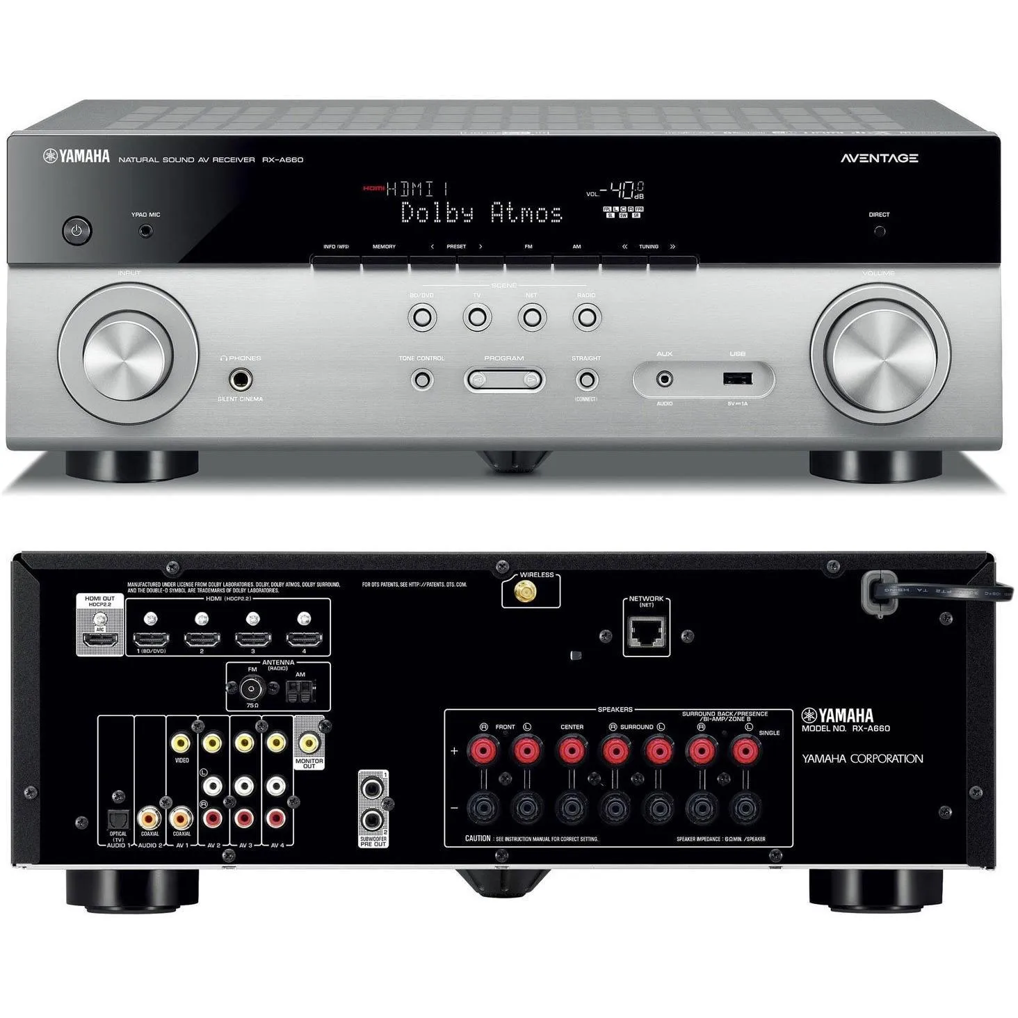 Yamaha RX-A660T 7.2 AV Amplifier