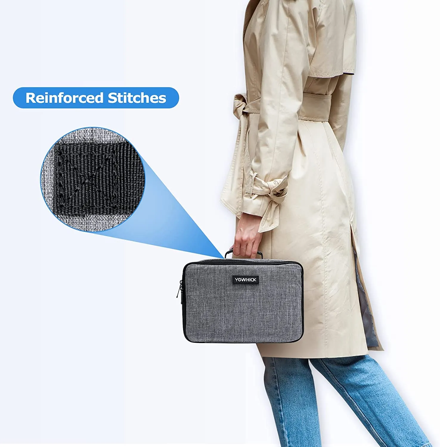 YOWHICK Projector Case, Projector Travel Carrying Bag Compatible with YOWHICK DP01, GDP1, DP03, More Movie Projector