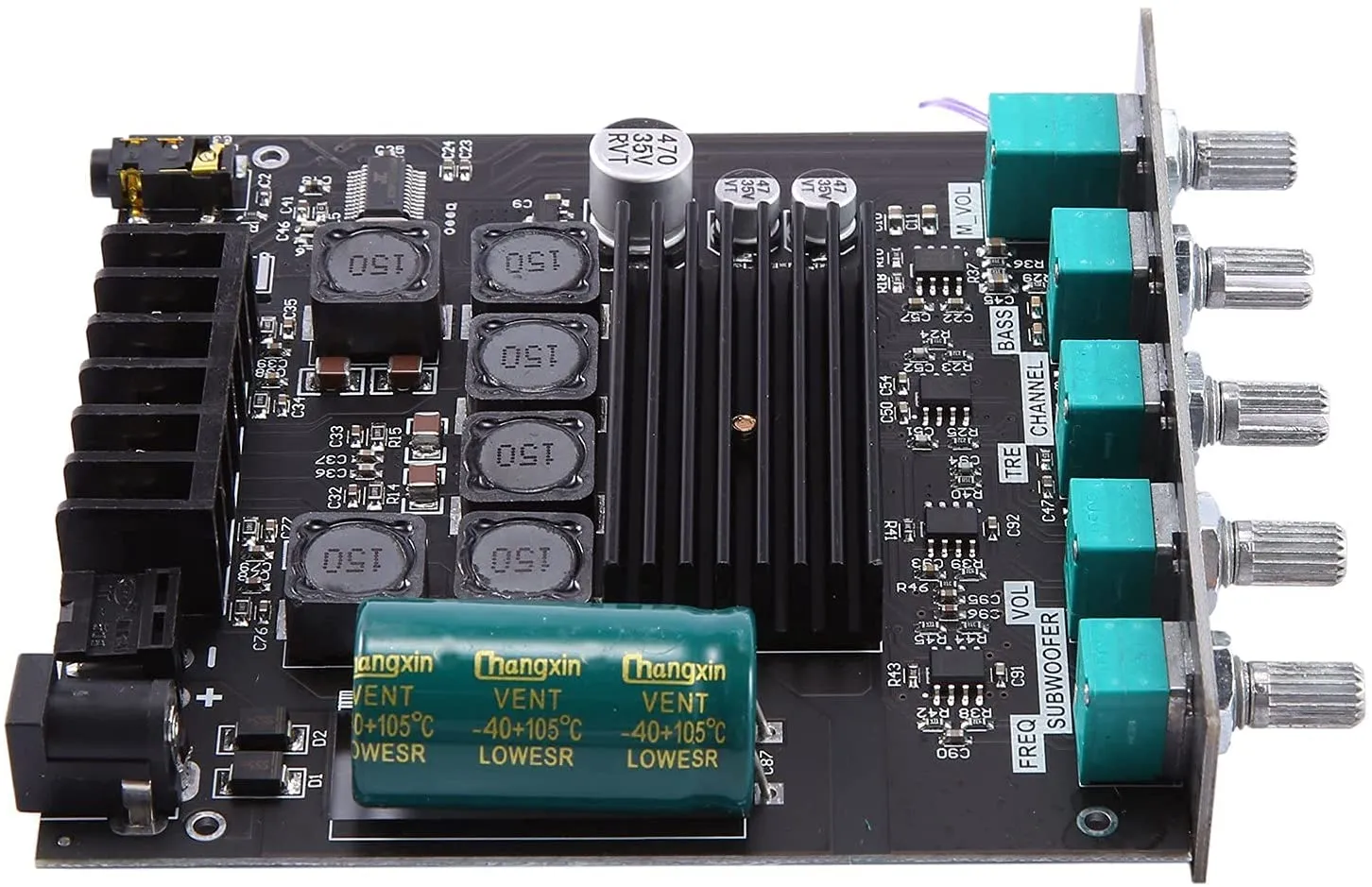 ZK-TB21 High Power 2.1 Channel Bluetooth Digital Amplifier Board 50WX2 100W