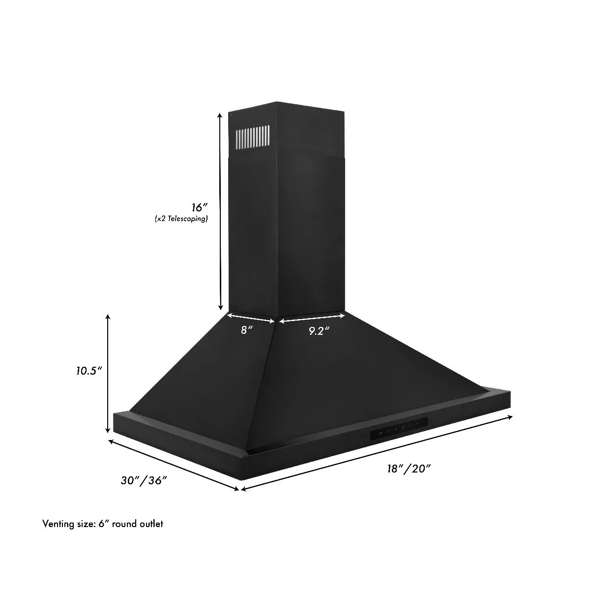 ZLINE 4-Piece Appliance Package - 48-Inch Rangetop with Brass Burners, Refrigerator, 30-Inch Electric Wall Oven, and Convertible Wall Mount Hood in Black Stainless Steel (4KPR-RTBRH48-AWS)