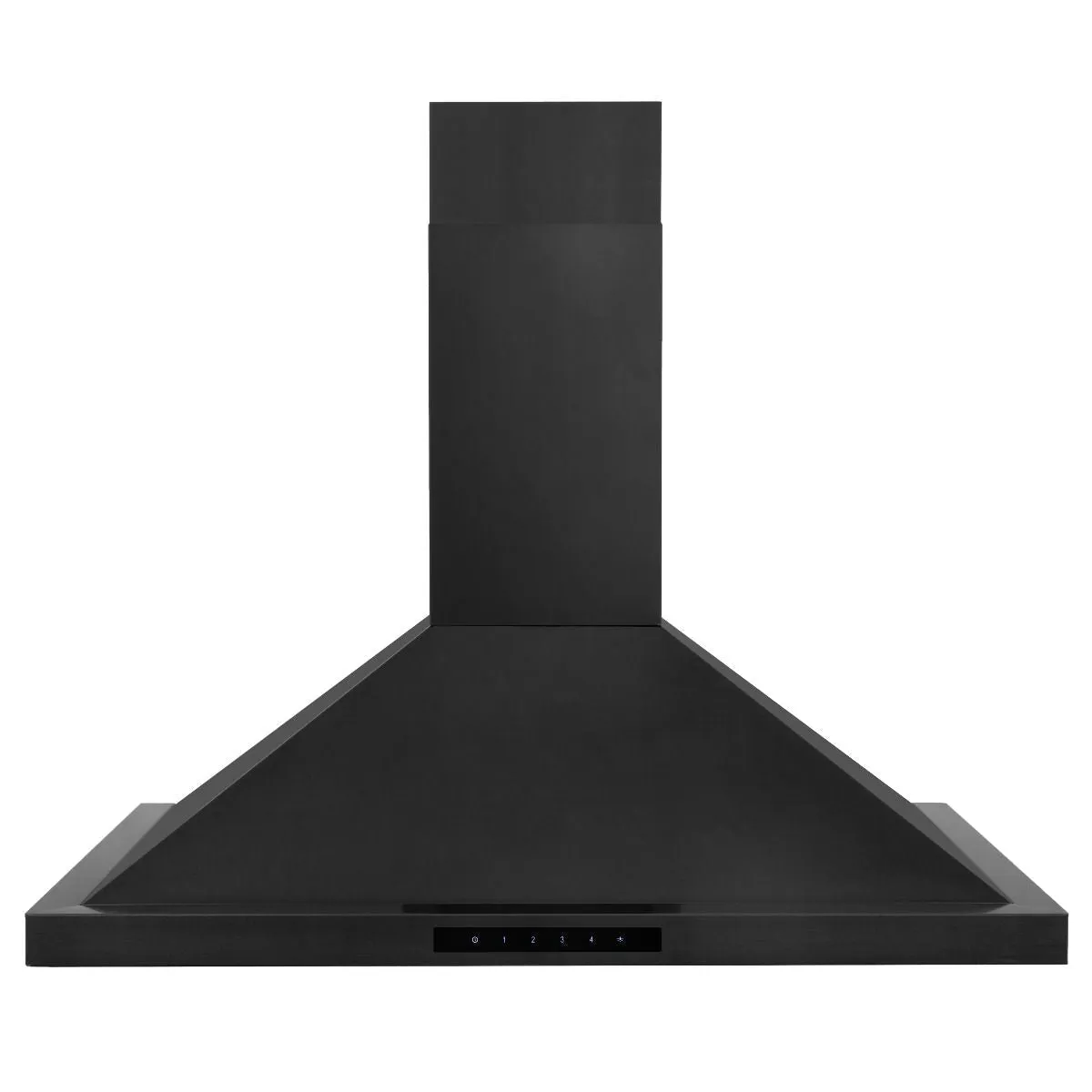 ZLINE 4-Piece Appliance Package - 48-Inch Rangetop with Brass Burners, Refrigerator, 30-Inch Electric Wall Oven, and Convertible Wall Mount Hood in Black Stainless Steel (4KPR-RTBRH48-AWS)