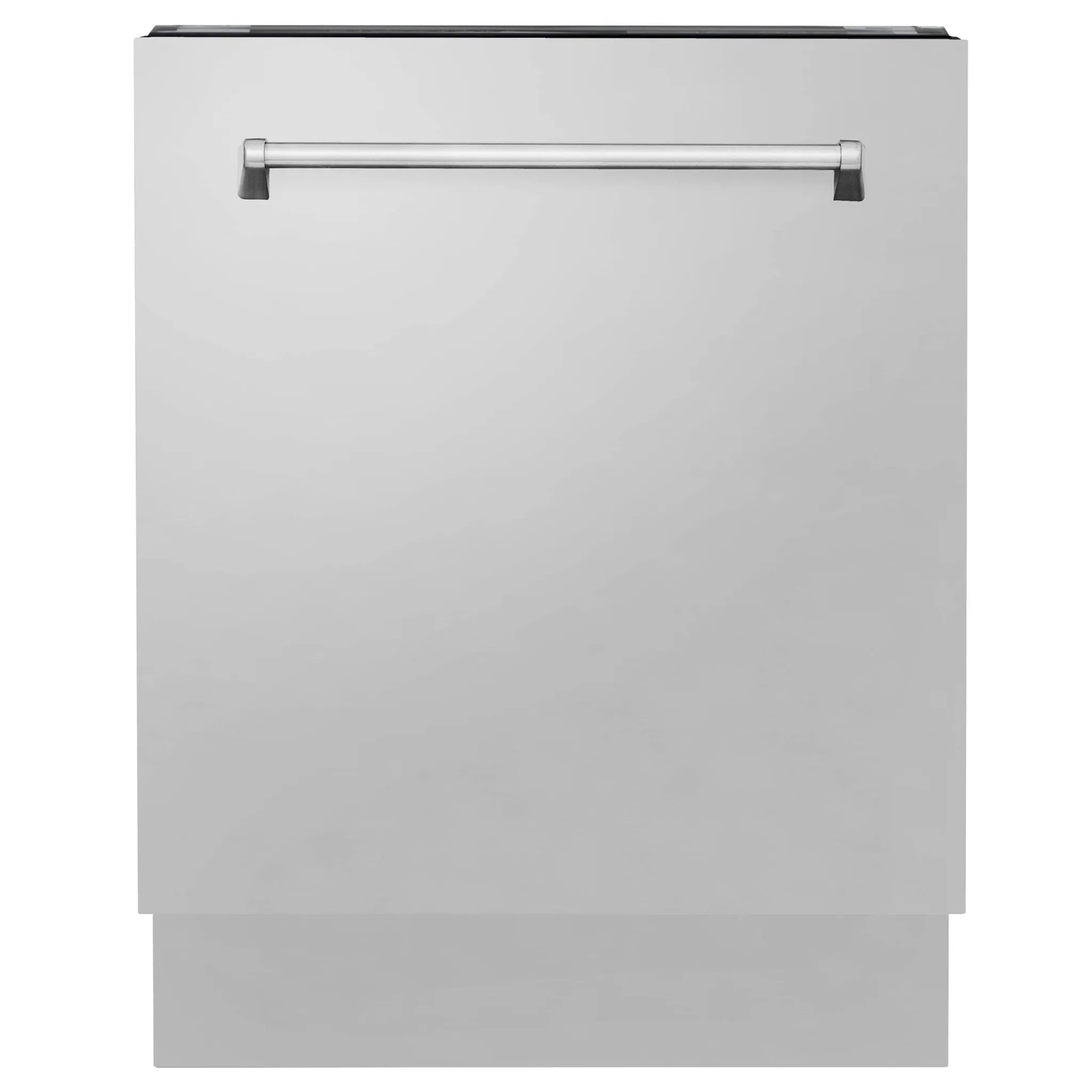 ZLINE 5-Piece Appliance Package - 48-Inch Rangetop, Refrigerator with Water Dispenser, 30-Inch Electric Double Wall Oven, 3-Rack Dishwasher, and Convertible Wall Mount Hood in Stainless Steel (5KPRW-RTRH48-AWDDWV)